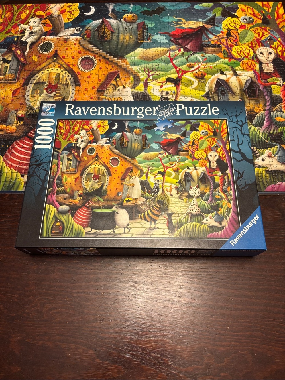 Ravensburger Happy Halloween 1000 Piece Puzzle Demelsa Haughton Complete